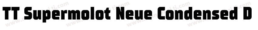 TT Supermolot Neue Condensed DmI字体转换